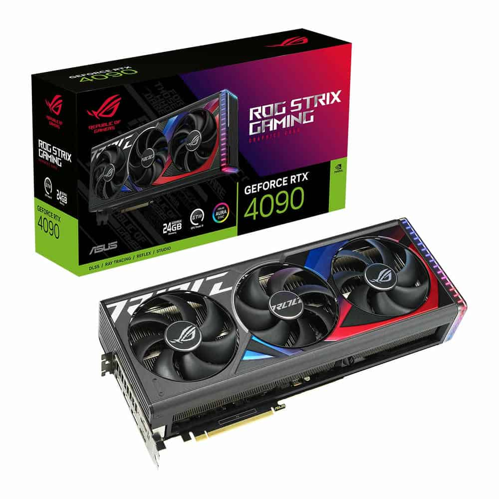 (image for) ASUS NVIDIA GeForce RTX 4090 24GB ROG Strix Ada Lovelace Graphics Card